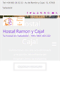 Mobile Screenshot of hostalramonycajal.com